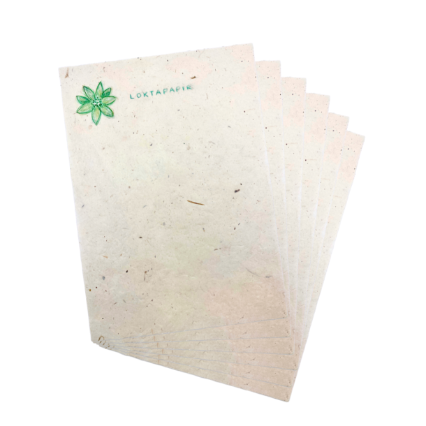 Hndlavet Loktapapir, Ivory 80G - 6-pak