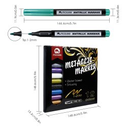 Mobee - Metallic Markers 12-Pak