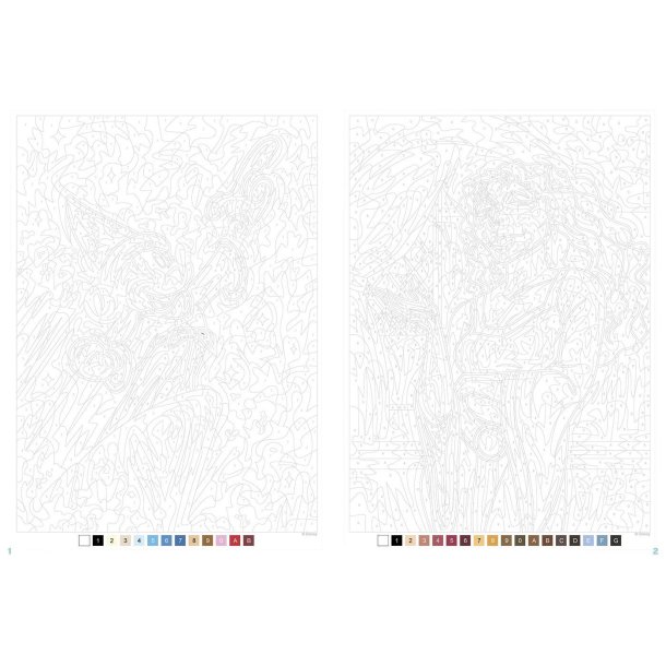 Disney Paint-by-Numbers - Fairies, Wizards and Magicians