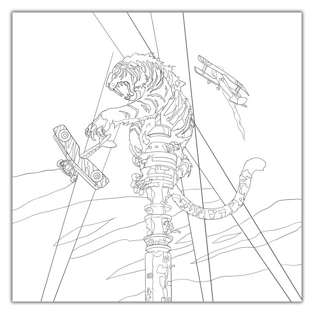 The Official Rodney Matthews Colouring Book