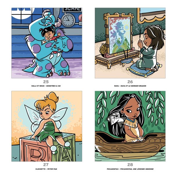 Disney Paint-by-Numbers - Little Dolls (Vaiana &amp; others)