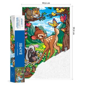 Disney Paint-by-Numbers POSTER/PLAKAT - Bambi (44,6 � 59,4 cm)
