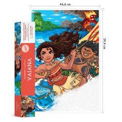Disney Paint-by-Numbers POSTER/PLAKAT - Vaiana (44,6 � 59,4 cm)