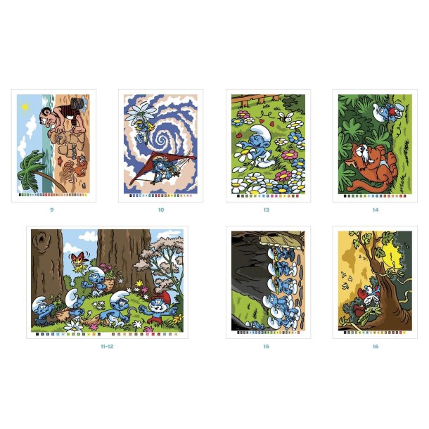 Paint-by-Number - Smurfs