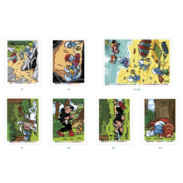 Paint-by-Number - Smurfs