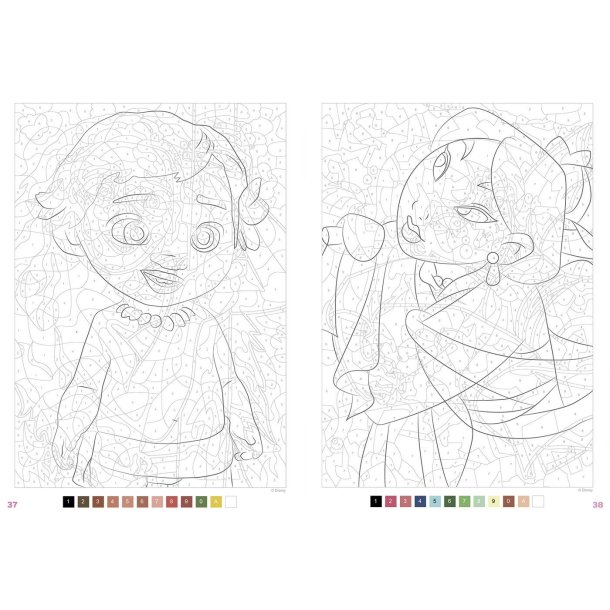 Disney Paint-by-Number - Optical Illusion Babies