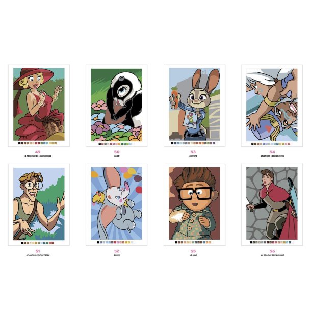 Disney Paint-by-Number - Optical Illusion Babies