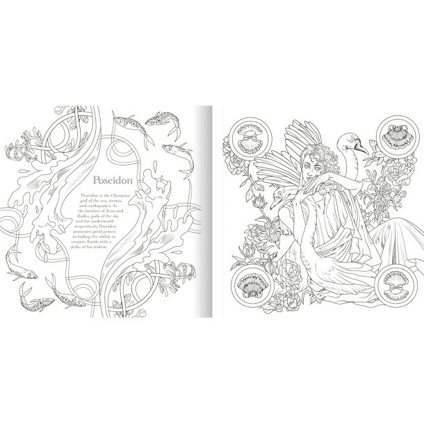 The Greek Mythology Coloring Book