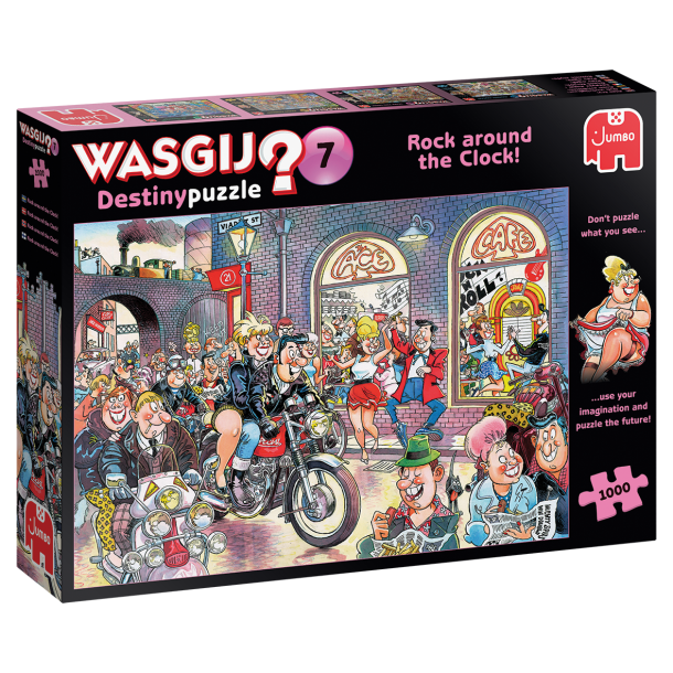 SRTILBUD Puslespil "Wasgij, Destiny 7, Rock Around the Clock" 1000 Brikker
