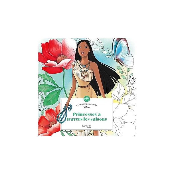 Disney Coloring Book - Princesses Through the Seasons (Pocahontas &amp; others)