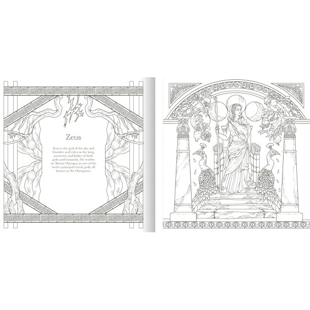 The Greek Mythology Coloring Book