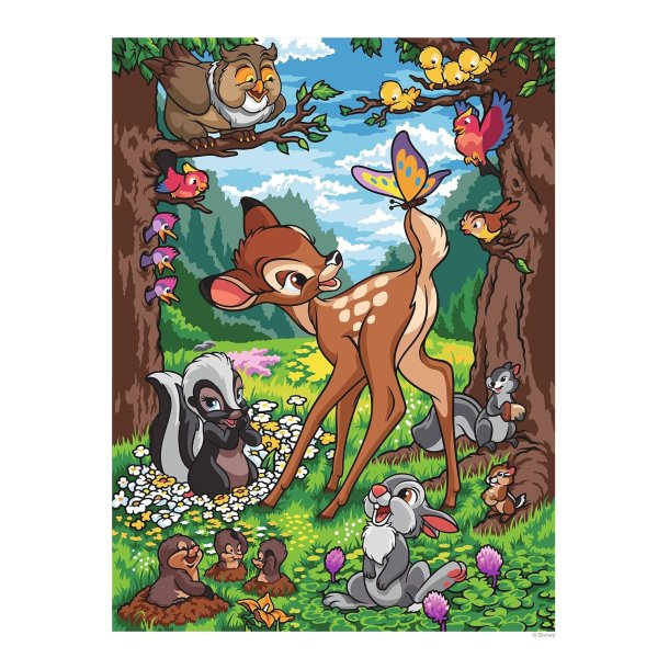 Disney Paint-by-Numbers POSTER/PLAKAT - Bambi (44,6 � 59,4 cm)