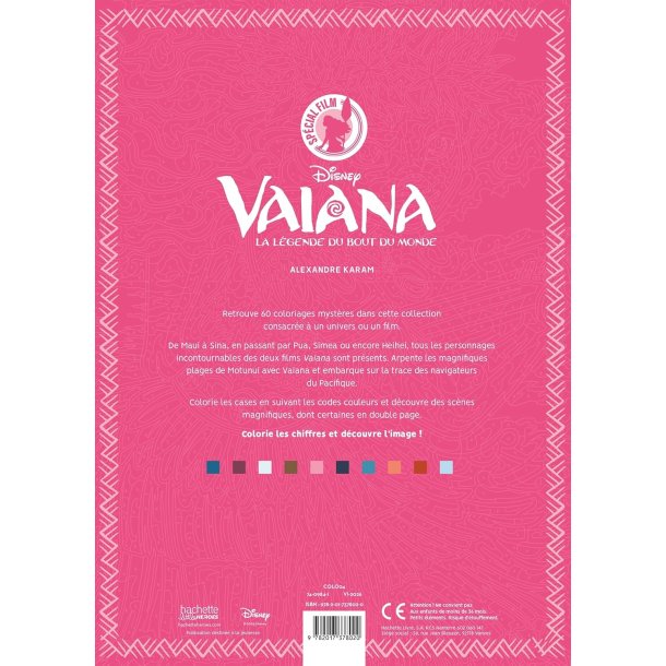 Disney Paint-by-Numbers - Vaiana - Novel Edition