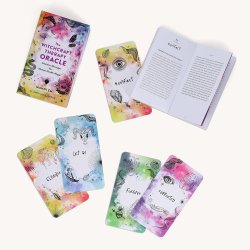 Witchcraft Therapy Oracle Flash Cards Deck Intuitive Messages For Mental Health - Mandi Em - Cards - English Book - Witchcraft