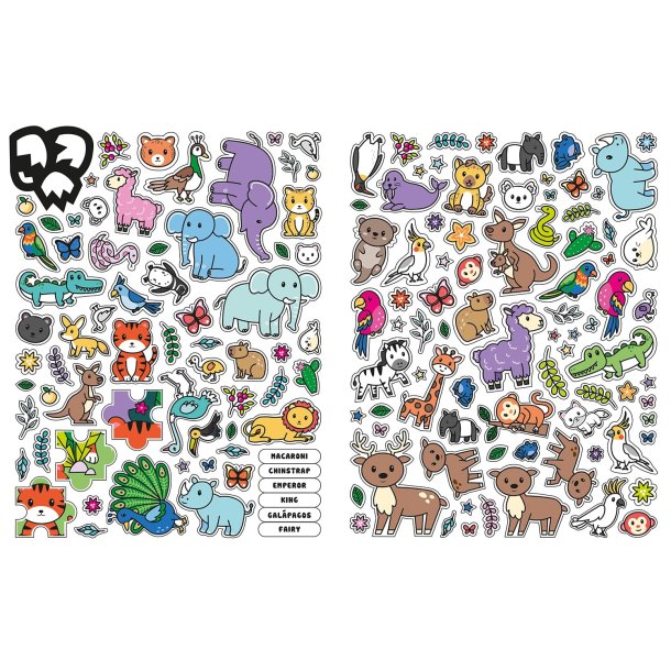 Glow-in-the-Dark Animals Sticker Activity