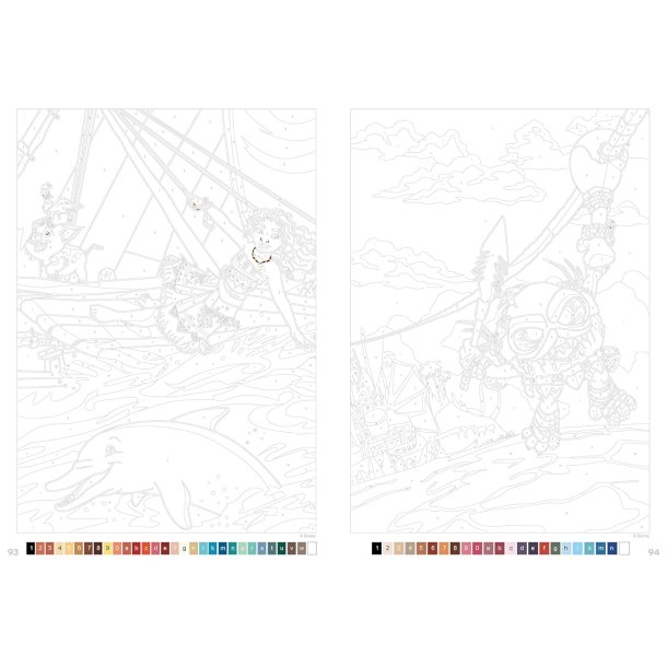 Disney Paint-by-Numbers - Color by Number, Classic Favorites, Volume 2