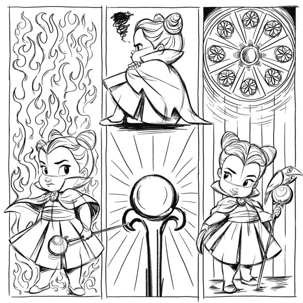 Disney Coloring Book - Little Dolls (Tangled &amp; others)