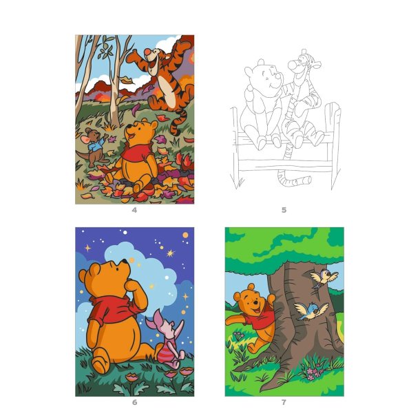 Disney Paint-by-Numbers - 100 % Winnie