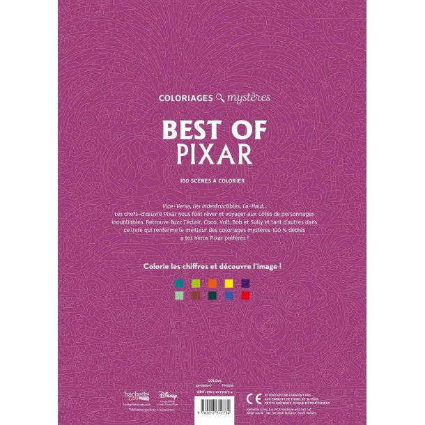 Disney Paint-by-Numbers - Best of Pixar / COLLECTIF