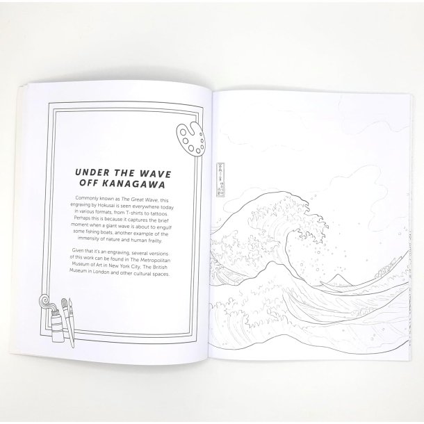 Iconic Artists and Their Masterpieces: The Colouring Book