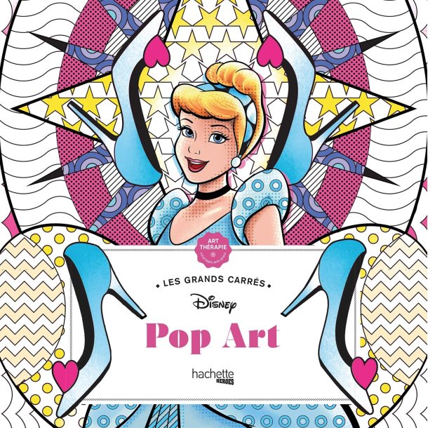 Disney Coloring Book - Pop Art (Cinderella &amp; others)