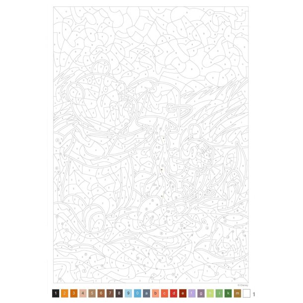 Disney Paint-by-Numbers - 100 % Winnie