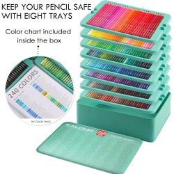 KALOUR Premium farveblyanter - 240-stk.