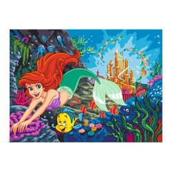 Disney Paint-by-Numbers POSTER/PLAKAT - The Little Mermaid (44,6 � 59,4 cm)