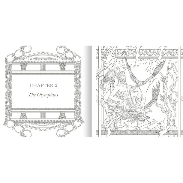 The Greek Mythology Coloring Book