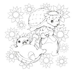 Pop Manga Paint and Ink Coloring Book