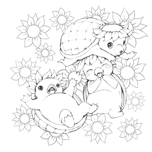 Pop Manga Paint and Ink Coloring Book