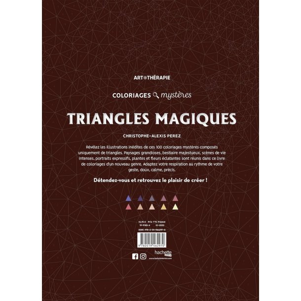 Mystery coloring - Magic Triangles 