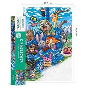 Disney Paint-by-Numbers POSTER/PLAKAT - Zootopie 2 (44,6 � 59,4 cm)