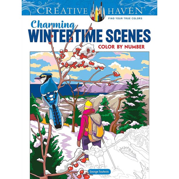 Charming Winter Scenes - Color by number