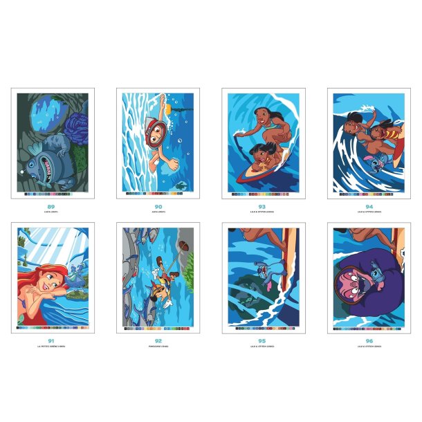 Disney Paint-by-Numbers - Under the Ocean