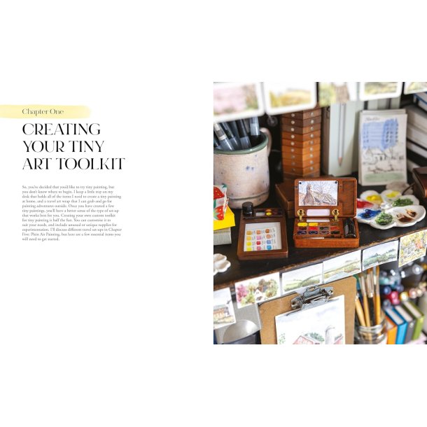 The Big Book of Tiny Painting: An Artist's Guide to Tiny Painting Outside in Ink and Watercolour