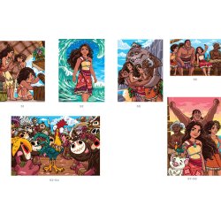 Disney Paint-by-Numbers - Vaiana - Novel Edition