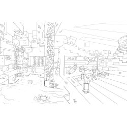 The Official Minecraft Coloring Adventures Book: Create, Explore, Color!