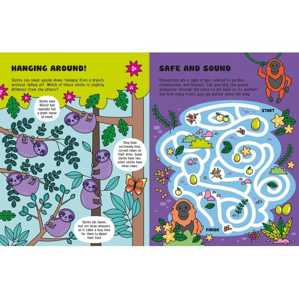 Glow-in-the-Dark Animals Sticker Activity