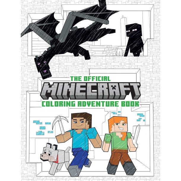 The Official Minecraft Coloring Adventures Book: Create, Explore, Color!