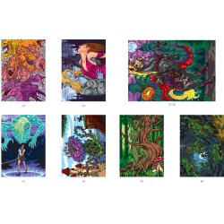 Paint-by-Numbers - Fantasy Worlds