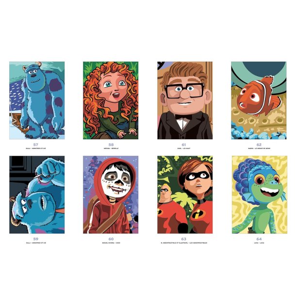 Disney Paint-by-Numbers - Best of Pixar / COLLECTIF