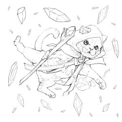 Pop Manga Paint and Ink Coloring Book