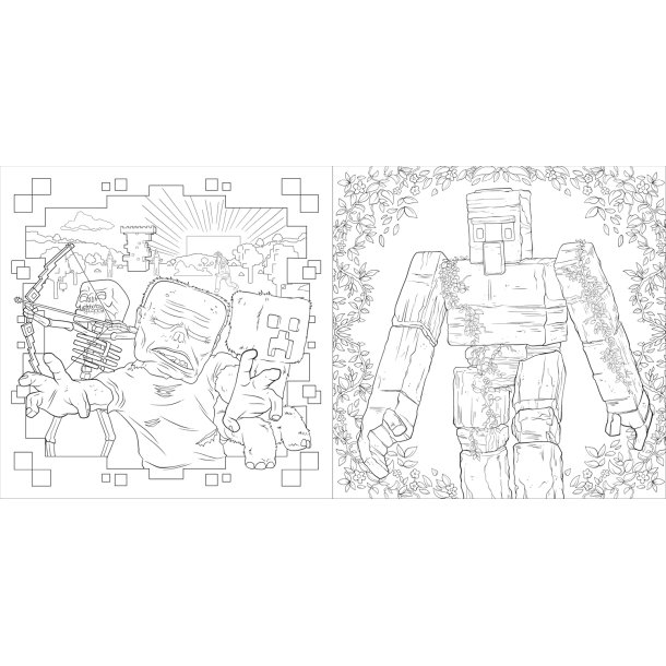 A Minecraft Movie - Official Coloring Book  