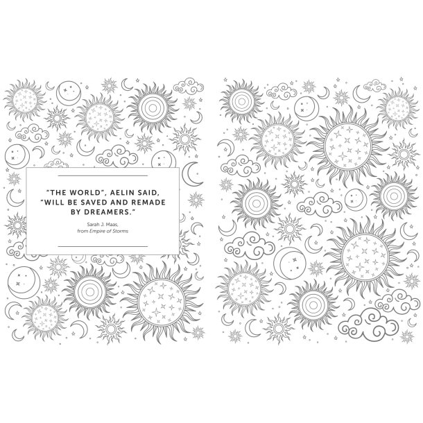 The Romantasy Colouring Book