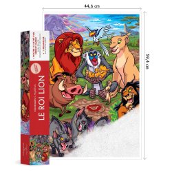 Disney Paint-by-Numbers POSTER The Lion King - (44,6 � 59,4 cm)