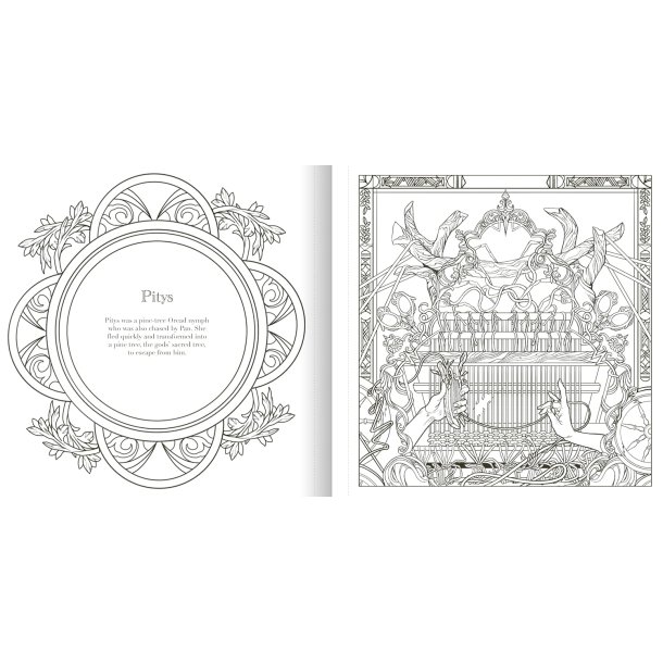 The Greek Mythology Coloring Book