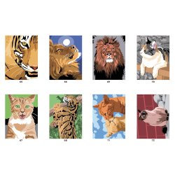Paint-by-Numbers - Cats and Felines
