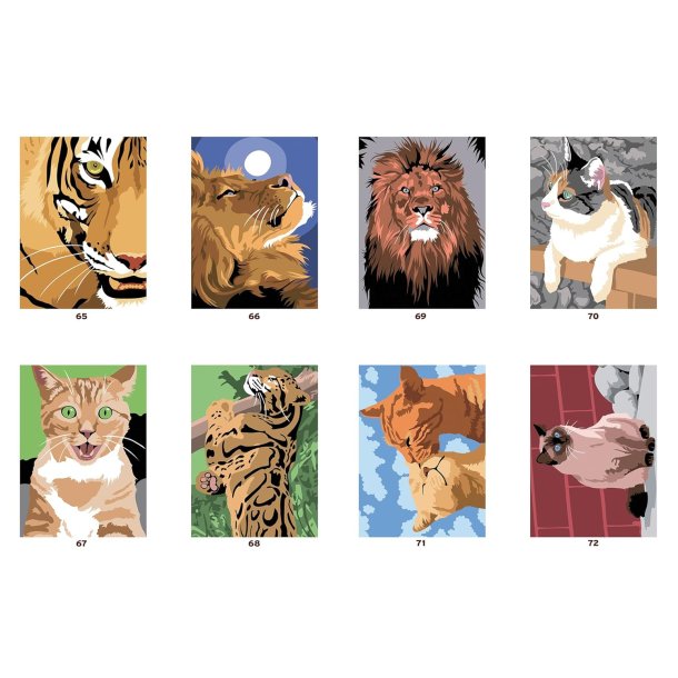 Paint-by-Numbers - Cats and Felines