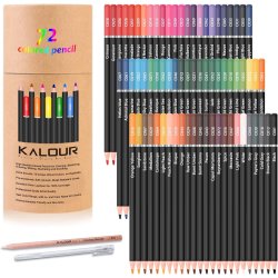 KALOUR Premium farveblyanter Rund - 72-stk.